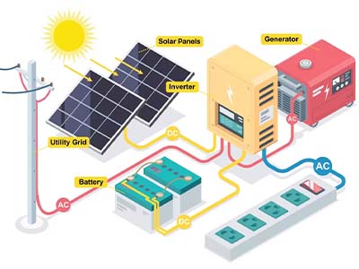 hybrid solar system for house hybrid solar system for house
